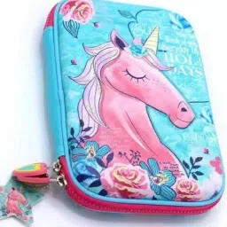 Embossed 3D Delicate Pencil Box/Pouch/Case/Organizer for Kids/Boys/Girls/Women Geometry Box-image-41