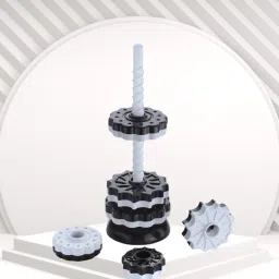Black & white Spin Tower,Autism Spin Stack Toys,Stepping Stones Toys-23