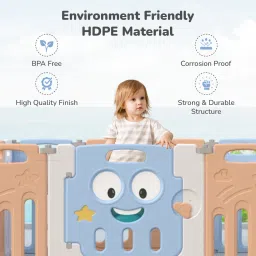 r for rabbit Joyland Playard for Baby, Playpen for Kids, Baby Gate Fence with Safety Lock Safety Gate image 2