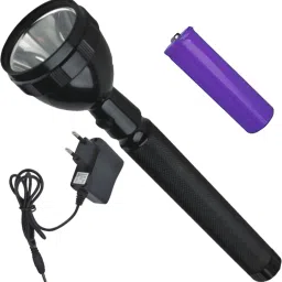 2 Mode 500 Meter Long Beam Waterproof Chargeable LED Metal Home,Outdoor 3 hrs Torch Emergency Light-image-14