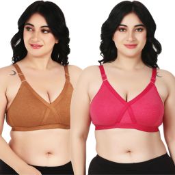 Pack of 2 Women Everyday Non Padded Bra-image-14