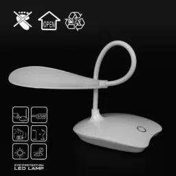 bhajanlal greenery Powerful Emergency Table Desk Lamp Reading light Led Foldable K196_L27 Study Lamp image 3
