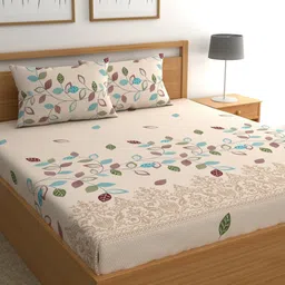 cg homes 180 TC Cotton Double Printed Flat Bedsheet-picture-11