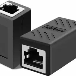 ULTRABYTES RJ45 Coupler LAN Coupler Ethernet Adapter Female to Female Connector (Pack of 2) Lan Adapter-15