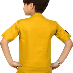 BAESD Boys Typography Printed Lightweight Open Front Jacket With Attached T-Shirt image 2