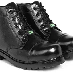 Genuine Leather DMS Army Commando Police Boots For Men-picture-5