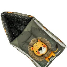 3 in 1 Sleeping Bag & Carry Nest, Cotton Baby Bedding for New Born & Infant Sleeping Bag-image-37