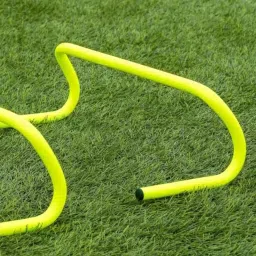 Speed Training and Practice Hurdle Track & Fields 9 inch for Unisex Adult Yellow PVC Speed Hurdles-12