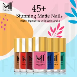 mi fashion Step Up Your Nail Game With Matte Polish Of Every Season Wine,Purple image 4