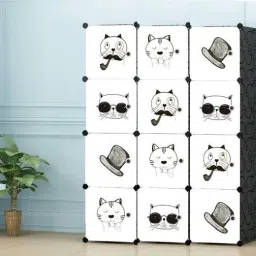 12 Door Plastic Sheet Wardrobe PP Collapsible Wardrobe PP Collapsible Wardrobe-image-88