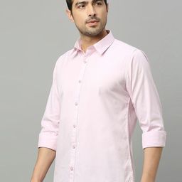 Harvard Classic Slim Fit Opaque Casual Shirt-image-88