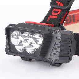 care 4 USB Rechargeable Long range Emergency Headlamp Torch Light For Outdoor Torch image 3