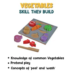 wonderLearn Kids White Learning and Development Fruits & Vegetables Toys image 5