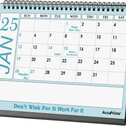 Abstract desk-FL 2025 Table Calendar-10