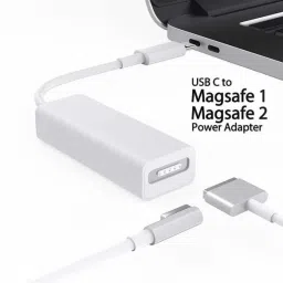 microware USB C Adapter Compatible with MacBook MagSafe Charger, Type-C to MagSafe Converter for Thunderbolt Cinema Display Charging M1 MacBook Pro Air 85 W Adapter image 4