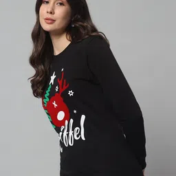 GRIFFEL Graphic Printed Pullover Sweatshirt image 4