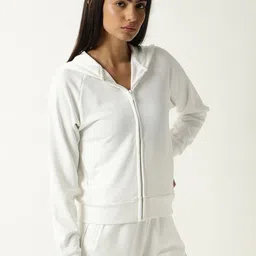 ARTICALE Women Off White Hooded Sweatshirt-picture-40