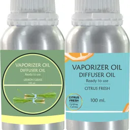 Veena Combo Lemongrass & Citrus Fresh Aroma Diffuser Oil, 100ml Long-Lasting Fragrance Room, Garden, Bedding Room, Office, Bar Fragrance Diffuser-3