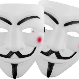 Anonymous Halloween Vendetta Costume Cosplay Mask Party Mask-image-4