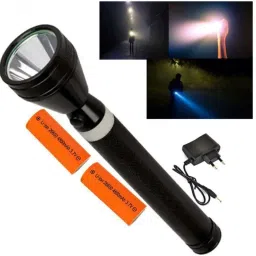 Powerful battery chargeable long bright emergency use LED T-96 flashlight Torch-19