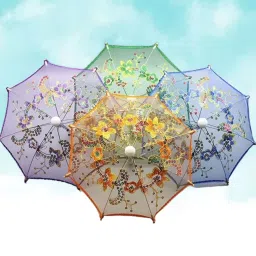 Traditional Embroidered Chhata for Temple Umbrella-13
