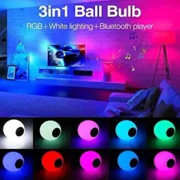 gbsmart LED Music Bulb With Bluetooth Speaker| Smart Bulb image 4