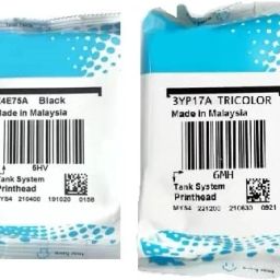 salaar Combo Printhead For Smart Tank-660, 670, 700, 6000, 7000, 7300 and 7600 Printers Black + Tri Color Combo Pack Ink Cartridge-1