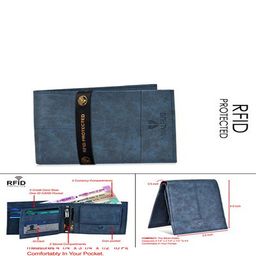 Walrus Men PU Two Fold Wallet With SIM Card Holder image 3