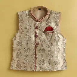 Jeetethnics Boys Ethnic Motifs Regular Kurta with Pyjamas image 4