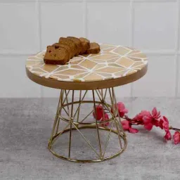 maison modern Gold Bliss Stem Decorative Cake Stand-picture-20