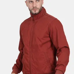 t-base Men Plus Size Windcheater Bomber Jacket image 5