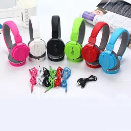 SH-12 Wireless Bluetooth Headphone (Multicolor On the Ear)asd17 Bluetooth & Wired Headset-20