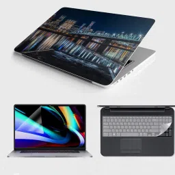SDM 3in1 Combo 15.6 Inch 3m Laptop Skin, Screen Guard, Key Protector Combo Set (8k ultra hd-printed-001) for all 15.6 inch laptop skin Combo Set015 Combo Set-image-90