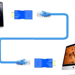 VSDHANDA HDMI Extender 30M RJ45 LAN Ethernet Port 4k HDMI Network (TX) Receiver (RX) Lan Adapter image 5