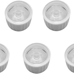 5 Pieces LED Light Lens With White Holder for Torch, Flashlights, Spotlights Light Electronic Hobby Kit-image-22
