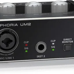 behringer UUM2 2 x 2 Audio interfacce with USB 2.0 Audio Interface image 4