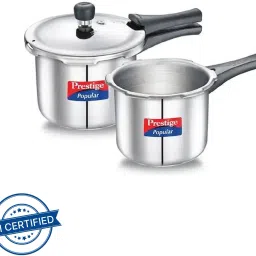 Popular Combination Pack 5 L, 3 L Induction Bottom Pressure Cooker & Pressure Pan-11