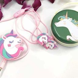 Tera13 Unicorn Stylish Earphone/ Metal Coin Pouch Smart Headphones-11