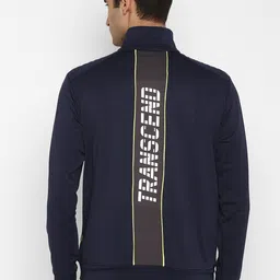 Yuuki Men Navy Blue Undefeated Bomber Jacket image 5
