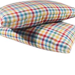 Cotton Pillow Cotton Geometric, Stripes Sleeping Pillow Pack of 2-24