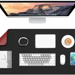 SYGA Desk Pad Protector Waterproof PU Desk Mat for Office & Home Mousepad-15