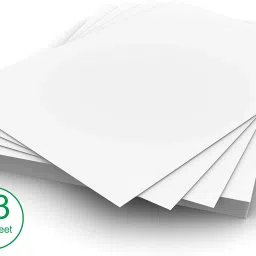 Art craft A3 Multipurpose Ivory (12x18) plain Sheet For Office/School Assignment Unrulled A3 220 gsm A3 Paper-image-5