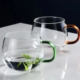 Pack of 2 Borosilicate Glass Coffee Mug Coffee Cup Drinkware Borosilicate Glass Mug Household Mug Tea Cup Mug-image-80