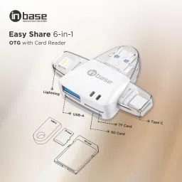 Inbase Easyshare 6 in 1 OTG with Card Reader Card Reader image 2