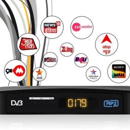 stream+ MPEG-2 SD DVB-S Digital FTA Set-Top Box GET LIFETIME FREE TV / FM CHANNELS FROM DD FREE DISH ( NO MONTHLY CHARGES ) Media Streaming Device-24