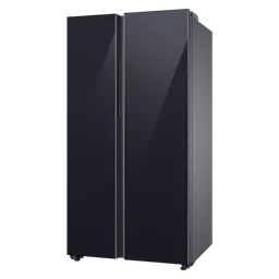 SAMSUNG 653 Litres 3 Star Frost Free Side by Side Door Smart Wifi EnabledRefrigerator with Twin Cooling Plus Technology (RS76CB81A333/HL, Glam Deep Charcoal) image 4
