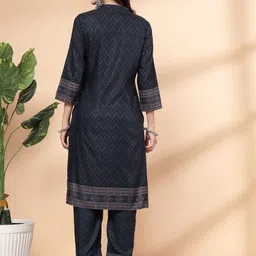 Nayam By Lakshita Abstract Printed Regular Kurta with Palazzos image 4