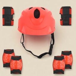 Skating Kit for Kids (3-7 Years) |Cycling Safety Kit|Knee, Elbow, Thigh Guard Cycling Kit-97