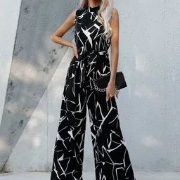 TANDUL Printed Basic Jumpsuit image 5