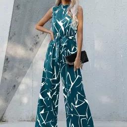 TANDUL Printed Basic Jumpsuit image 5